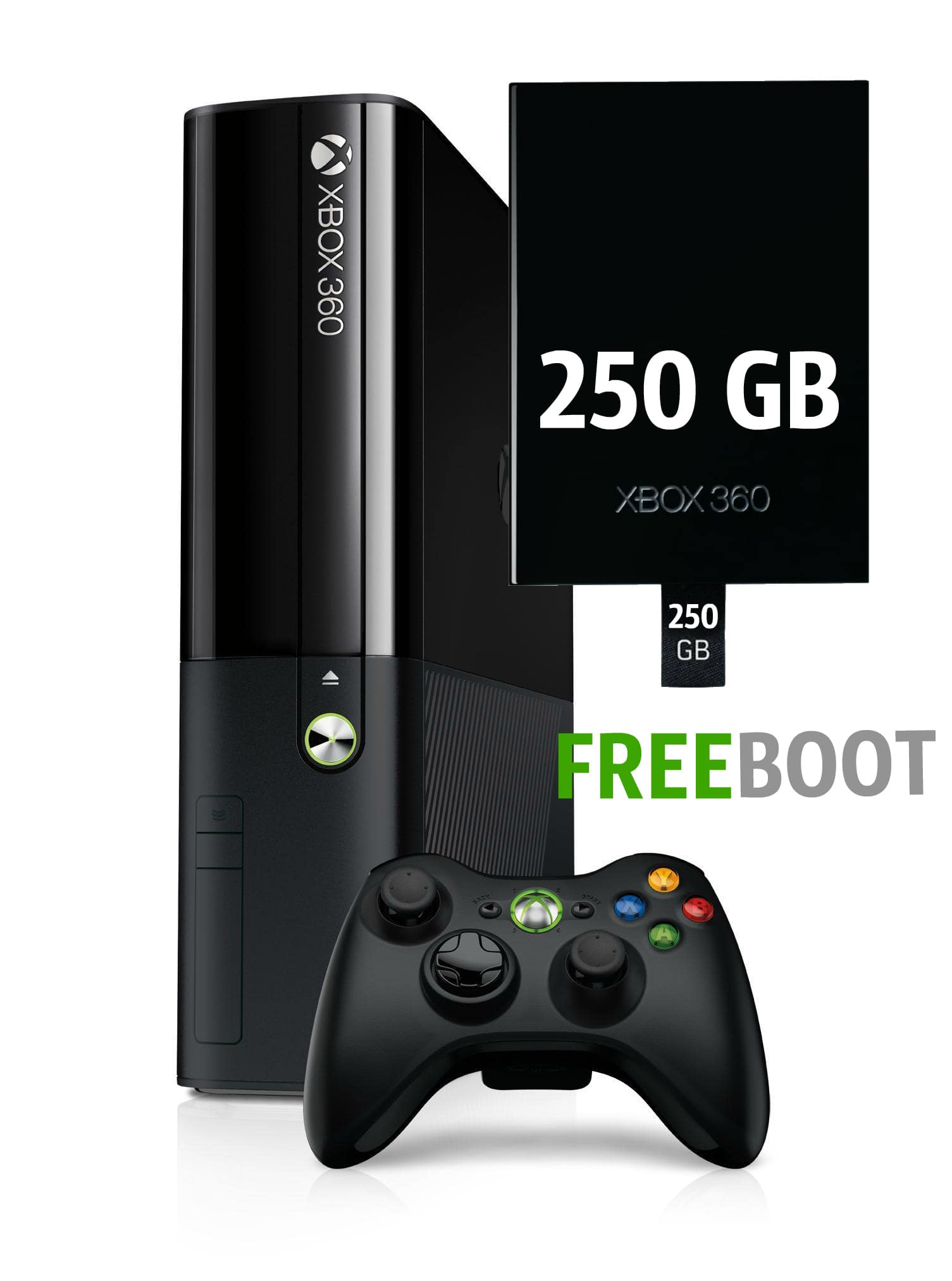 Xbox 360 E 250 Gb Freeboot (170 игр на HDD)